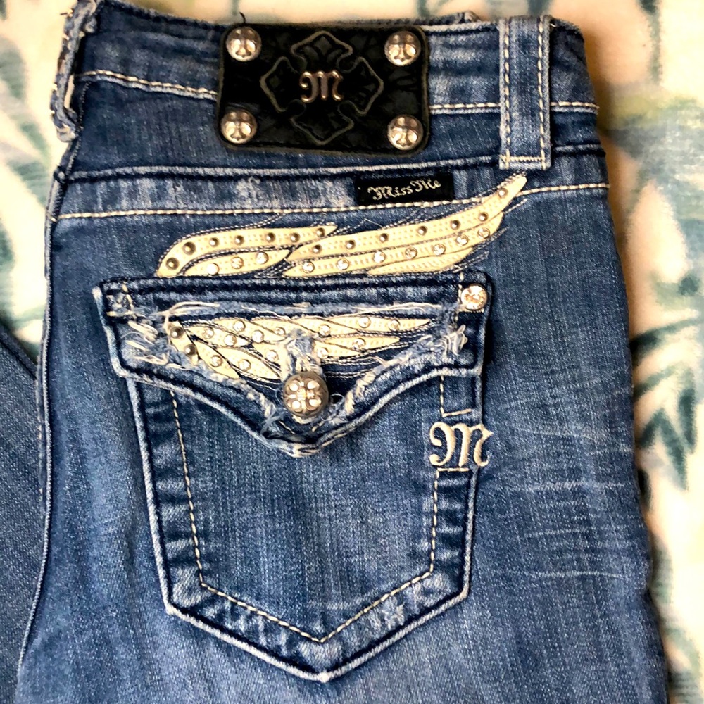 Angel wing Miss Me jeans